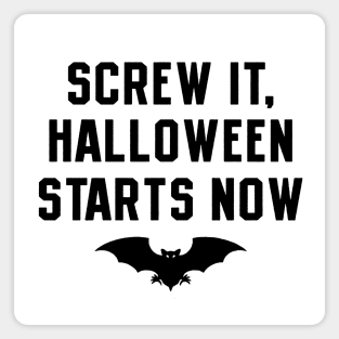 Funny Halloween Quote Magnet